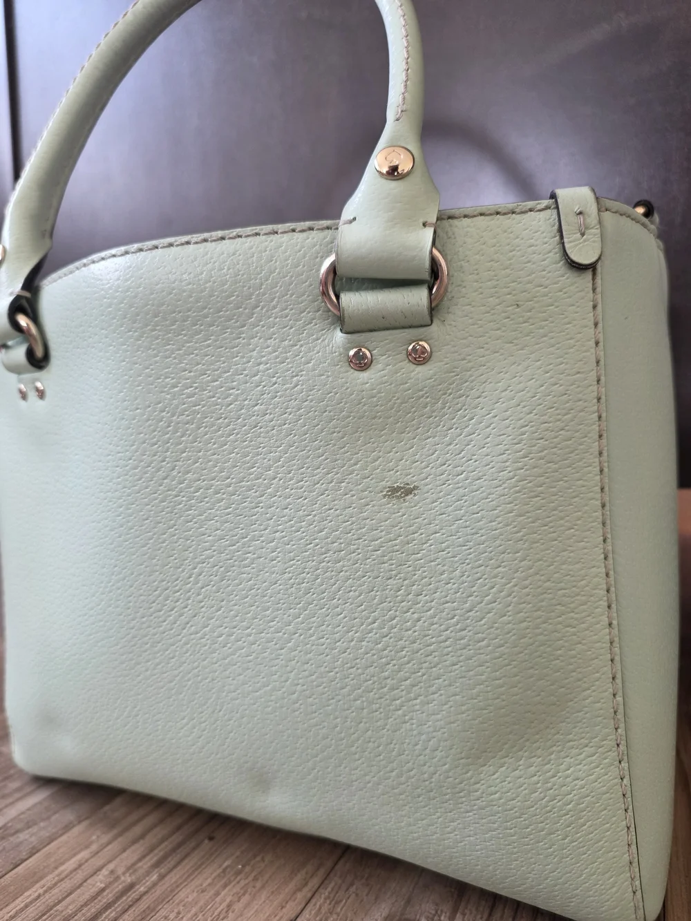 kate spade Mint Leather Satchel